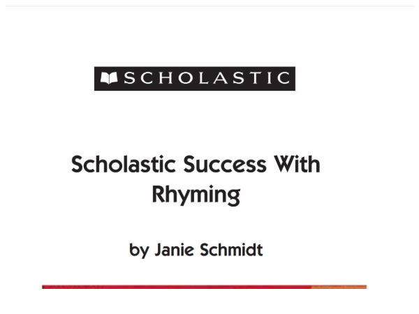 《Scholastic Success With Rhyming》全套PDF下载第1张-惠学吧 《scholastic Success With Rhyming》全套pdf下载